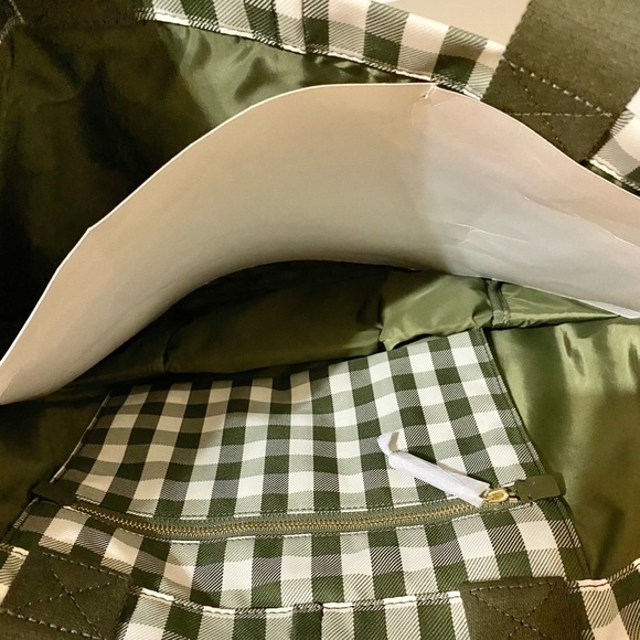 🆕🍀Tory Burch piper gingham small square tote bag/shoulder bag - Picture 4 of 10